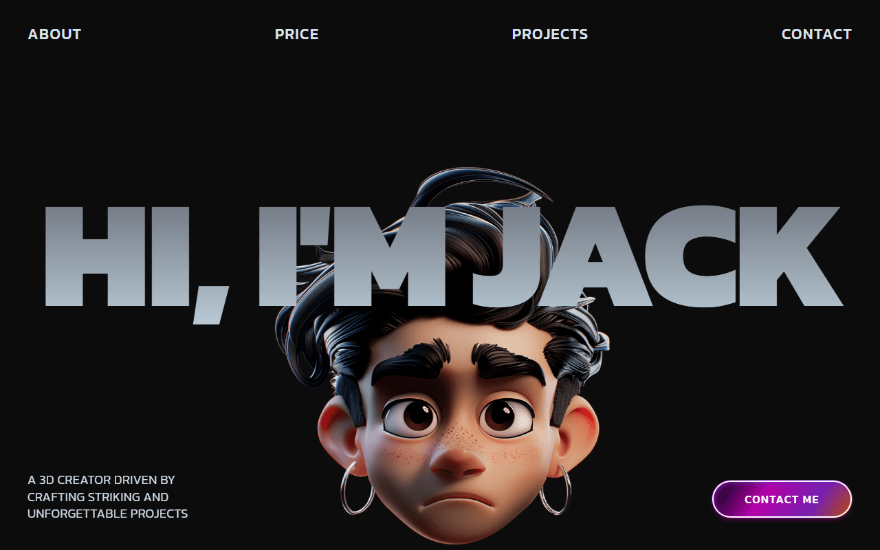 Jack 3D Spatial Character Sculptor